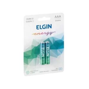 Pilha Alcalina Palito AAA com 2 Unidades - Elgin