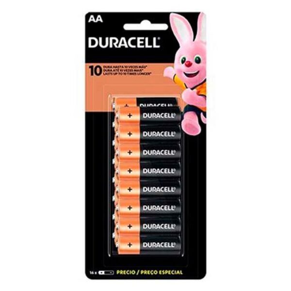 Pilha Alcalina Pequena AA com 16 Unidades - Duracell