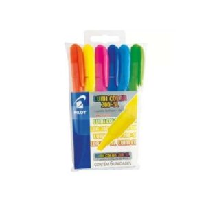 Pincel Marca Texto 6 Cores Lumicolor 200 - Pilot
