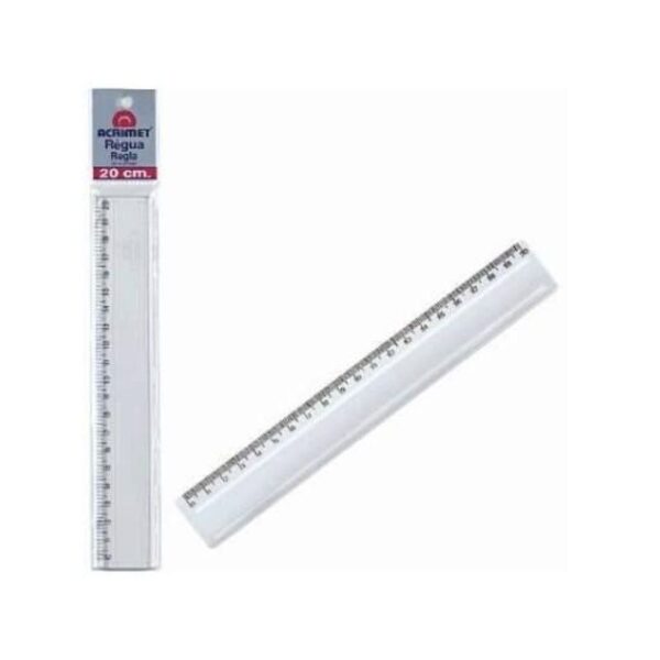 Régua Acrilica 20cm - Acrimet