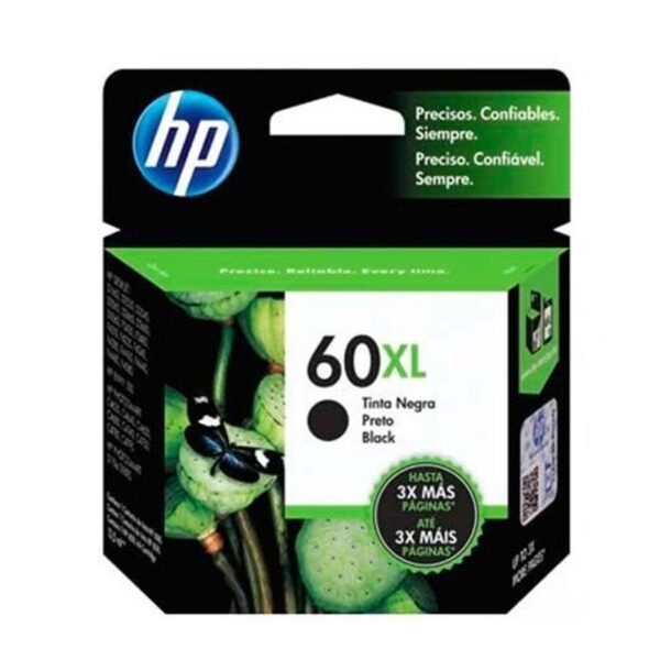Cartucho HP CC641WB 60XL Alta Capacidade Preto