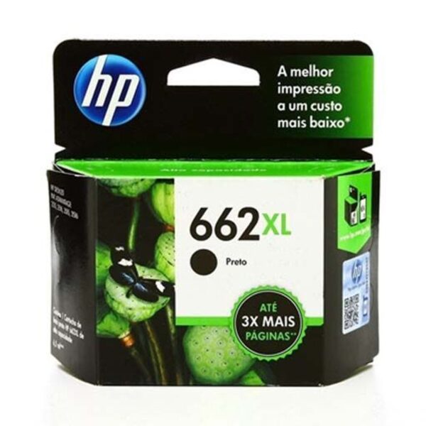 Cartucho HP CZ105AB 662XL Preto