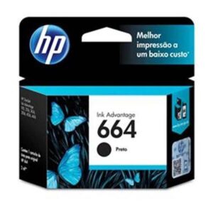 Cartucho HP F6V29AB 664 Preto