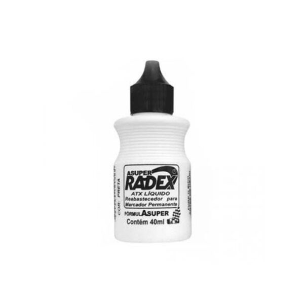 Tinta de Reposição para Pincel Atômico 40ml Preto - Radex