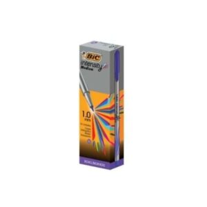 Caneta Hidrográfica Intensity 1,0mm Roxo com 10 unidades - Bic