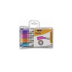 Pincel para Quadro Branco Fashion sortido com 4 unidades - Bic