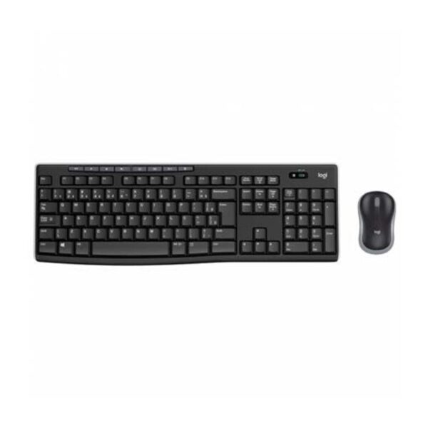 Kit Teclado + Mouse sem Fio MK270 Preto Logitech