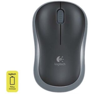 Mouse sem Fio Rcom Nano M185 Cinza Logitech