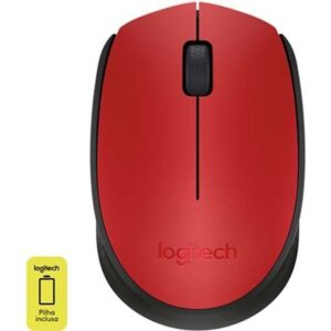 Mouse sem Fio Rcom Nano M170 Vermelho Logitech