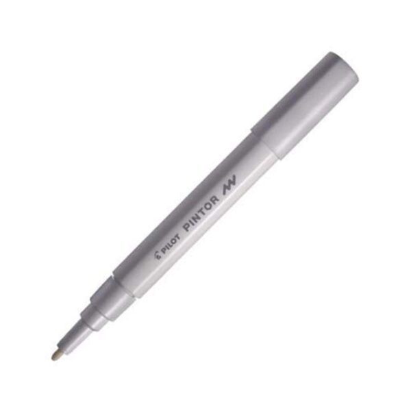 Pincel Marcador Pintor 1.0mm Branco - Pilot com 6 unidades