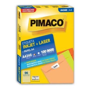 Etiqueta Laser A4348 com 9.600 - Pimaco