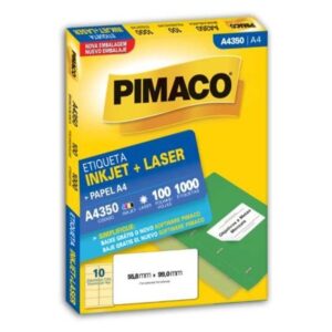 Etiqueta Laser A4350 com 1.000 Unidades - Pimaco