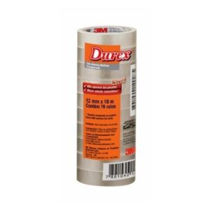 Fita Adesiva Transparente 12mm x 10m - Durex 3M