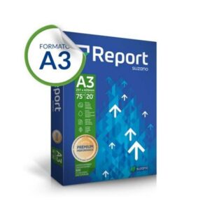 Papel Sulfite A3 75g Branco Report 500 Folhas