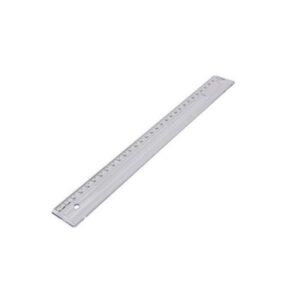 Régua Acrílica de 30cm Dellocolor Cristal - Dello