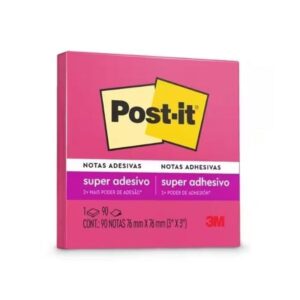 Bloco Post-it Pink 654 76x76 90 folhas - 3M