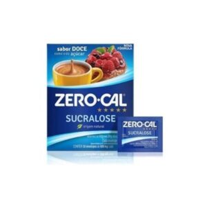 Adoçante Sucralose com 50 Sachês - Zerolcal