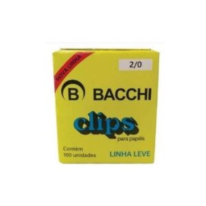 Clips Galvanizado 2/0 com 100U unidades - Bacchi
