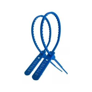 Lacre para Malote 23cm Azul com 100 unidades Rigoran