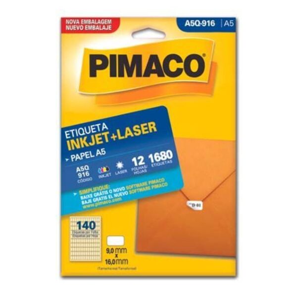 Etiqueta A5Q-916 - Pimaco