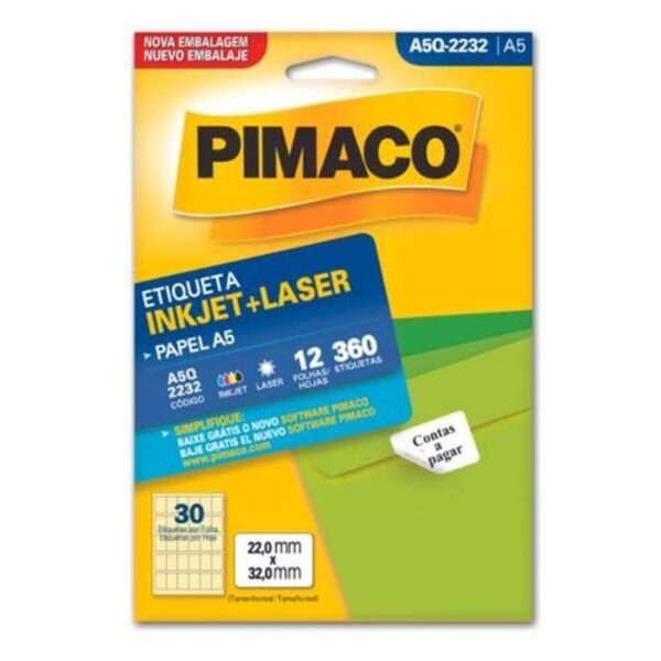 Etiqueta A5Q-2232 - Pimaco