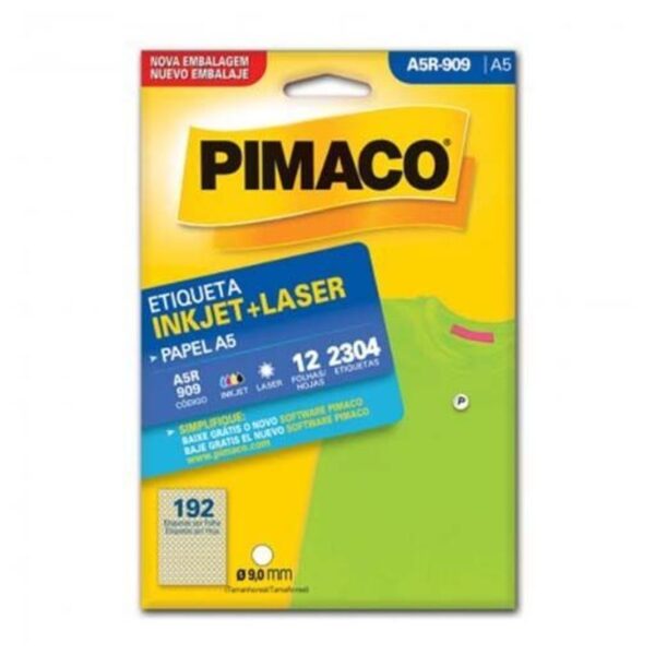 Etiqueta A5R-909 - Pimaco