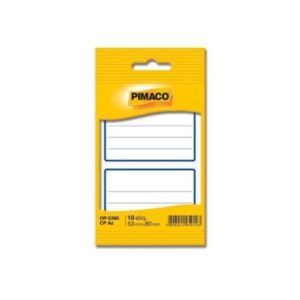 Etiqueta Escolar com Pauta Azul - Pimaco