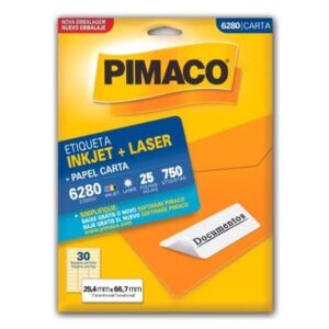 Etiqueta Laser 6280 com 750 Unidades - Pimaco