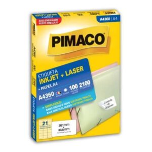 Etiqueta Laser A4360 com 2.100 Unidades - Pimaco