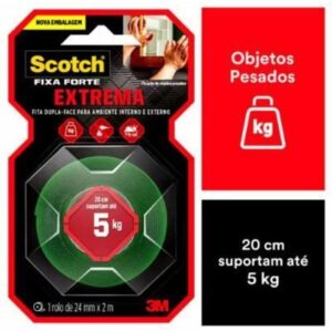 Fita Dupla Face Fixa Forte Extreme 24x2M 5KG - 3M