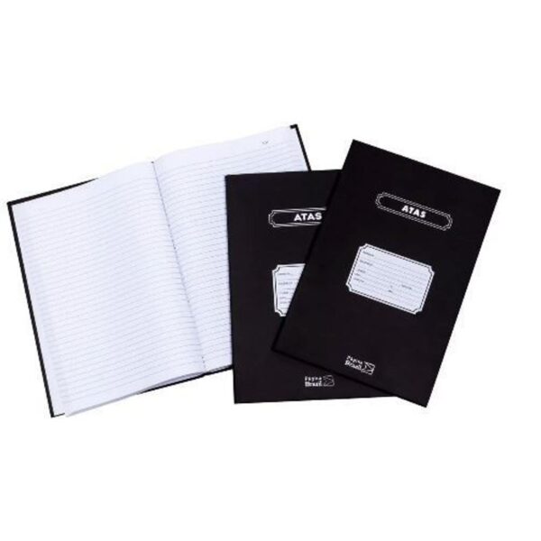 Livro de Atas 50 Folhas Vertical Sem Margem - Papel Brasil