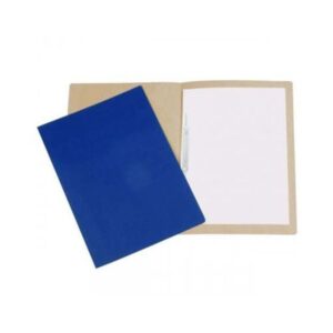 Pasta Plastificada com Grampo Trilho Azul - Polycart