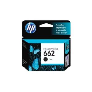 Cartucho de tinta original HP 662 Preto (CZ103AB)