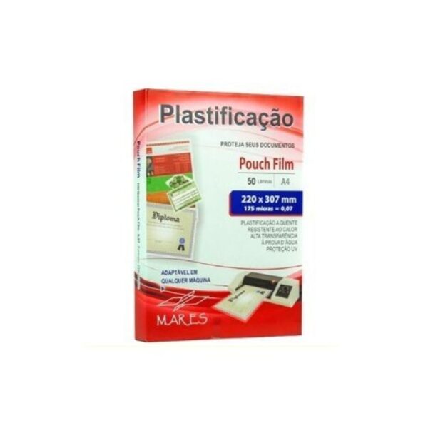 Plástico para Plastificação A4 0,07 - Mares