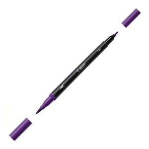 Caneta Hidro Intensity Dual 1,0/2,5mm Roxa - Bic