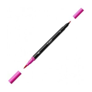 Caneta Hidrográfica Intensity Dual 1,0/2,5mm Vermelha com 10 unidades - Bic