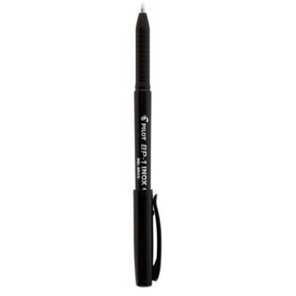 Caneta Esferográfica BP-1 Inox 1.0mm Preta - Pilot