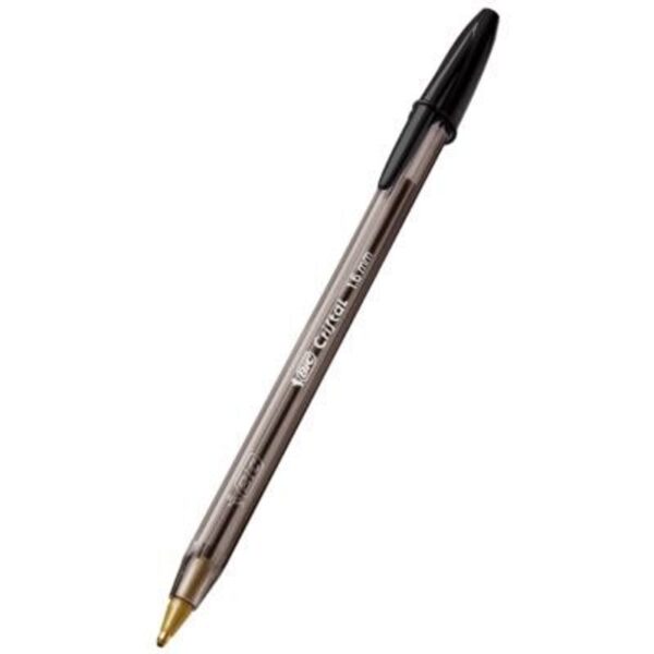 Caneta Esferográfica BIC Cristal Intenso 1.6mm  Preto - Caixa com 25 unidades