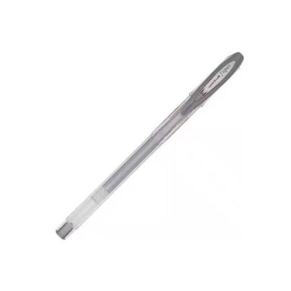 Caneta Gel Uni-Ball Noble Metal Prata UM-120NM