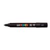 Caneta Posca Preta 5M - Uni-Ball