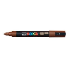 Caneta Posca Marrom 5M - Uni-Ball