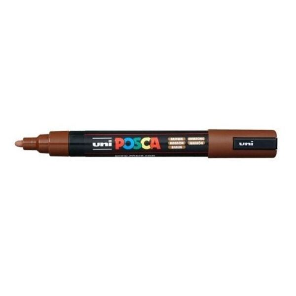 Caneta Posca Marrom 5M - Uni-Ball