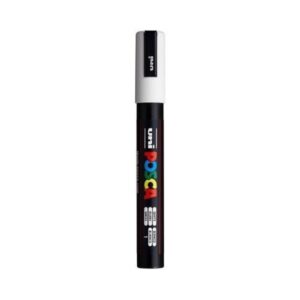 Caneta Posca Branca Ponta 5M - Uni-Ball