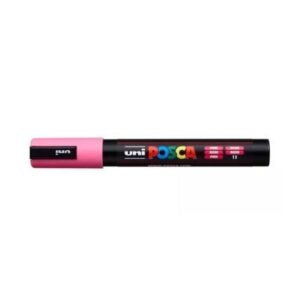 Caneta Posca Rosa Ponta 5M com 6 - Uni-Ball
