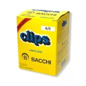 Clips Galvanizado nº 4 com 500g - Bacchi