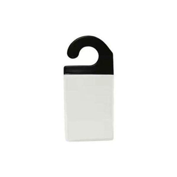 Crachá para Auto 90x130mm Com 10 Preto - Plastpark