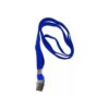 Cordão para Crachá com Jacaré Azul Royal - Pacote com 10 unidades Mares