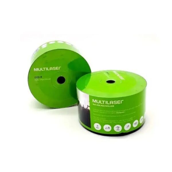 DVD-R 4.7GB 16X Não Imprimível com 50 unid. - Multilaser