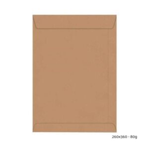 Envelope 260x360 80g Kraft Natural Scrity com 250 unidades