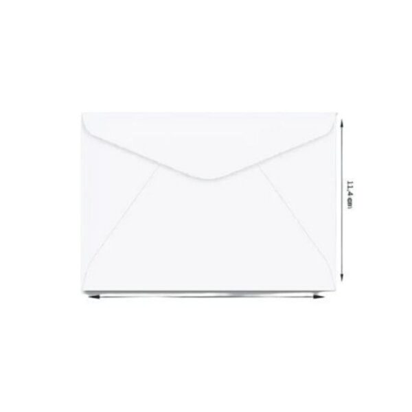 Envelope 114x162mm 63g Branco s/CEP com 1.000 unidades - Scrity